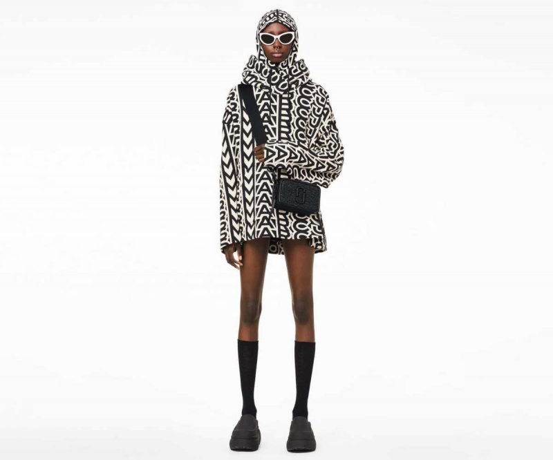 Black Women's Marc Jacobs Woven DTM Snapshot Bags | USA000294