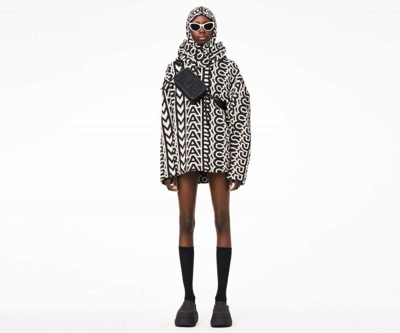 Black Women's Marc Jacobs Woven DTM Snapshot Bags | USA000294