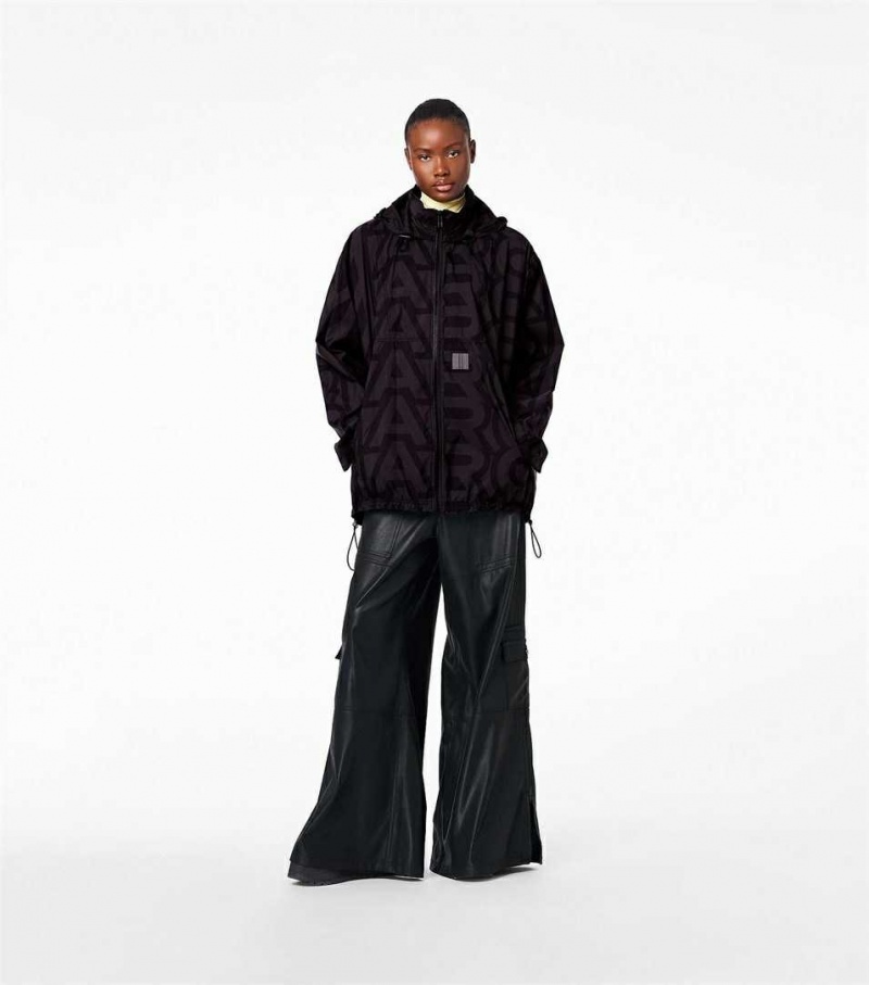 Black / Grey Women's Marc Jacobs The Monogram Ripstop Jackets | USA000598