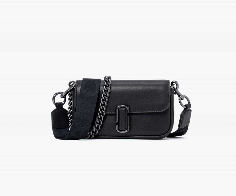 Black / Gunmetal Women's Marc Jacobs J Marc Mini Bags | USA000194