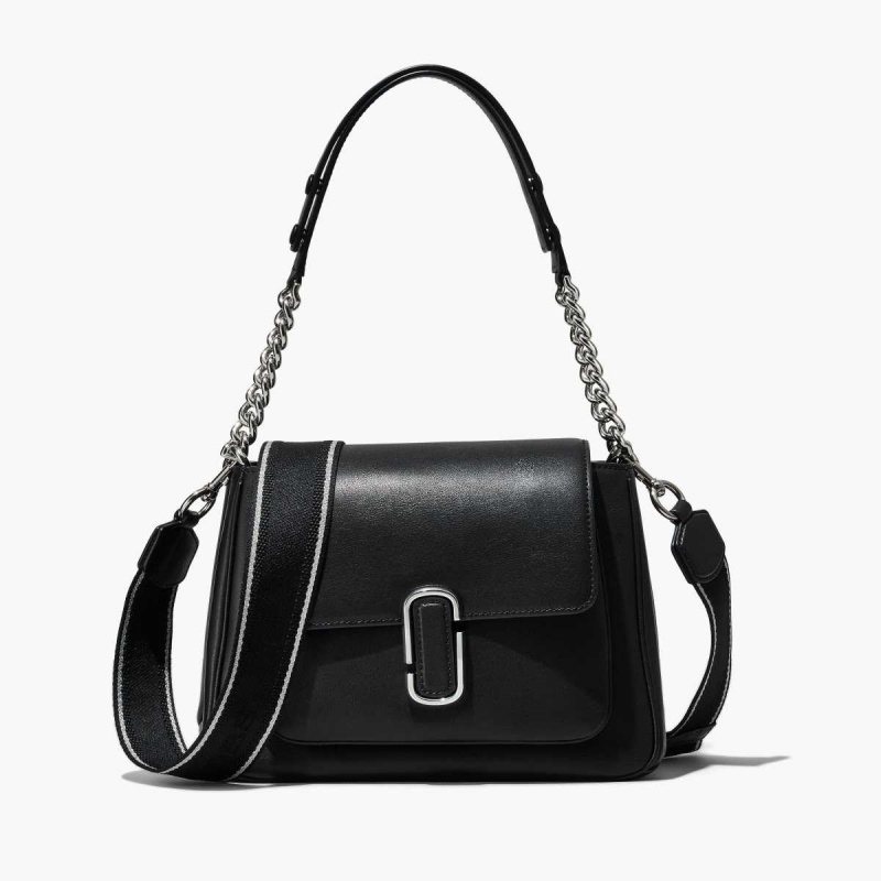 Black / Silver Women\'s Marc Jacobs J Marc Chain Satchel Bags | USA000211