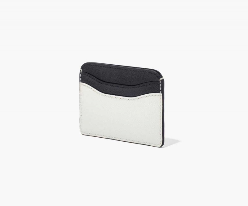 Black / White Women's Marc Jacobs Snapshot Card Cases | USA000382