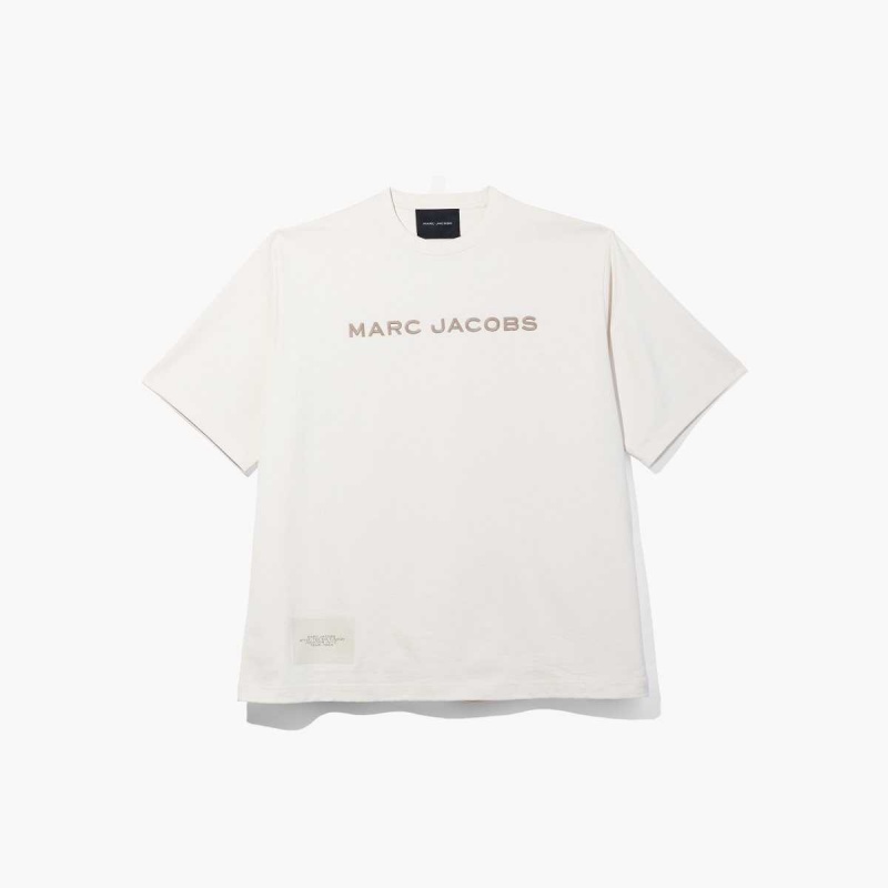 Chalk Women\'s Marc Jacobs Big T Shirts | USA000675