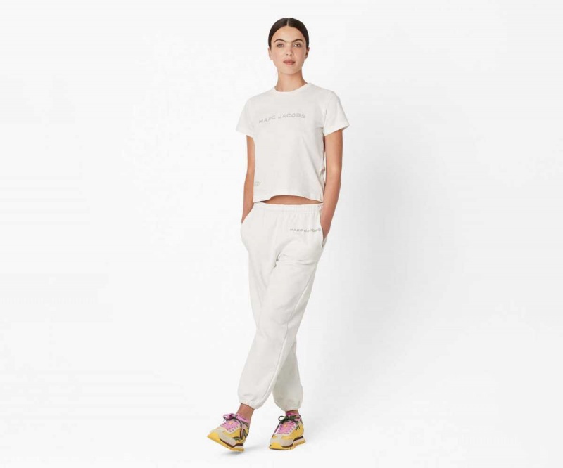 Chalk Women's Marc Jacobs T Shirts | USA000683