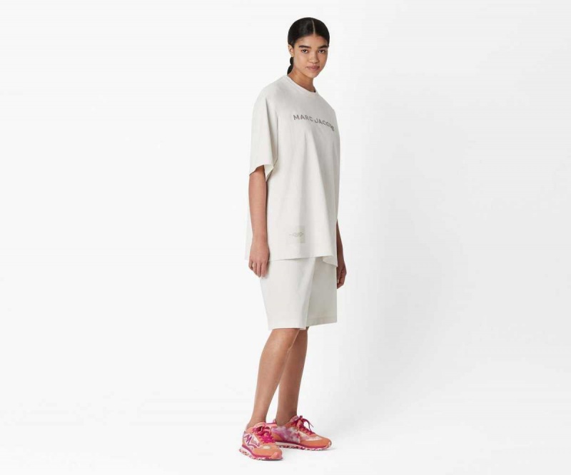Chalk Women's Marc Jacobs T Shorts | USA000632
