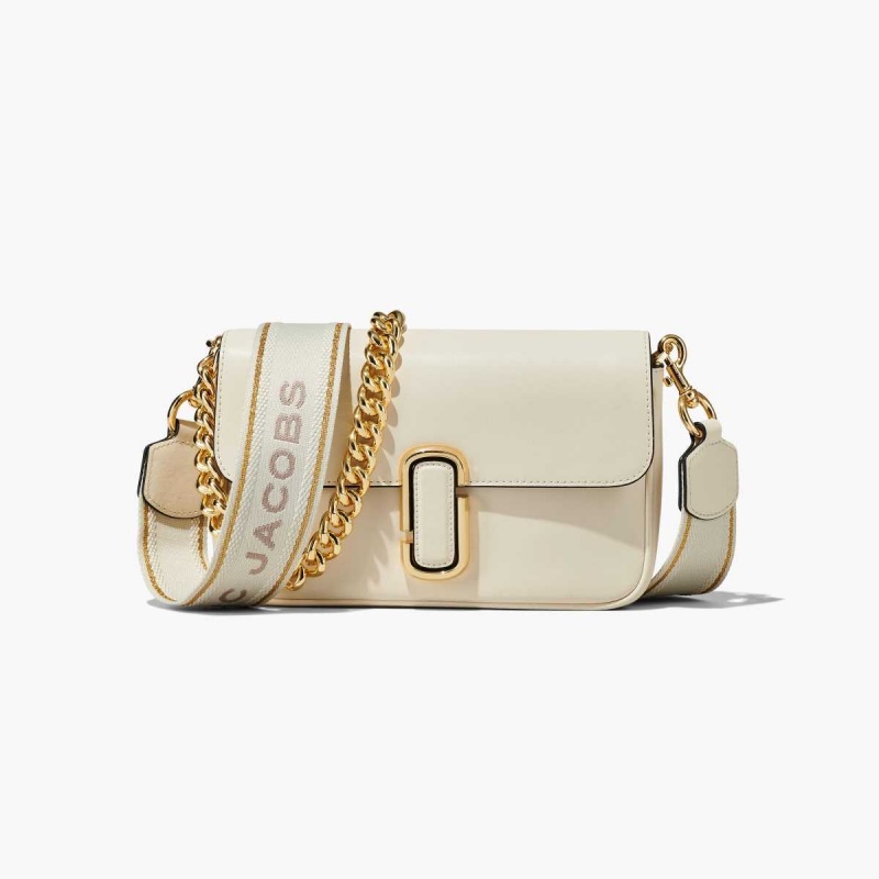 Cloud White Women\'s Marc Jacobs J Marc Shoulder Bags | USA000257