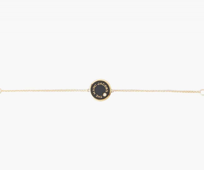 Cream / Gold Women's Marc Jacobs Medallion Bracelets | USA000712