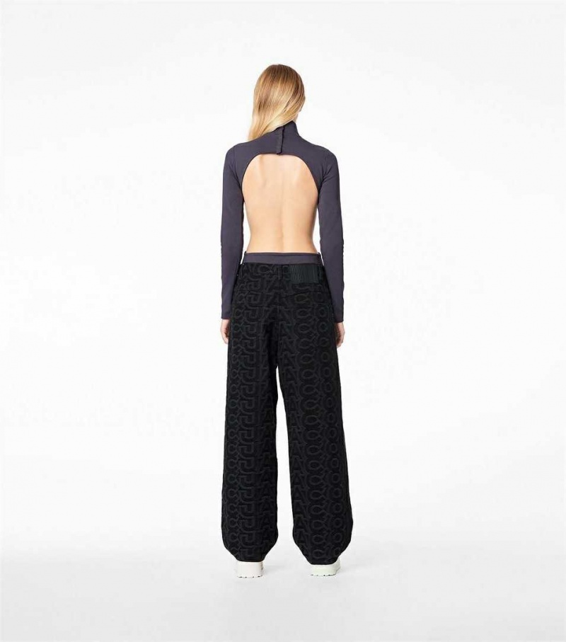 Dark Grey Women's Marc Jacobs The Cutout Bodysuit | USA000568
