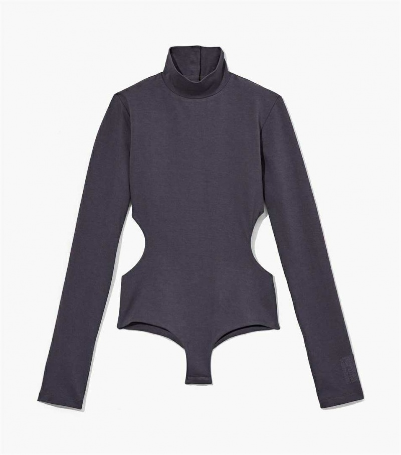Dark Grey Women\'s Marc Jacobs The Cutout Bodysuit | USA000568