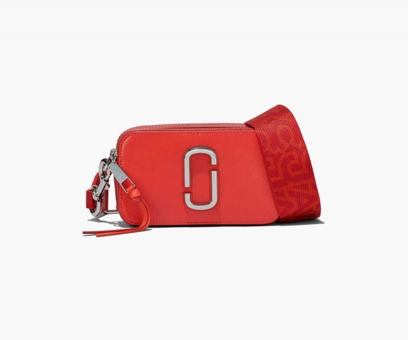 Electric Orange Multi Women's Marc Jacobs Bi-Color Snapshot Bags | USA000301