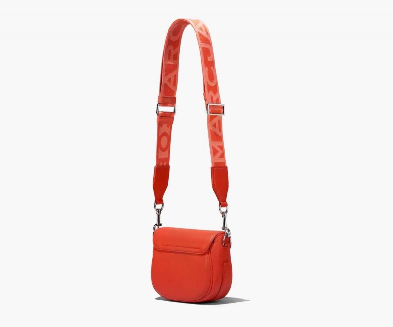 Electric Orange Women's Marc Jacobs J Marc Small Saddle Bags | USA000197