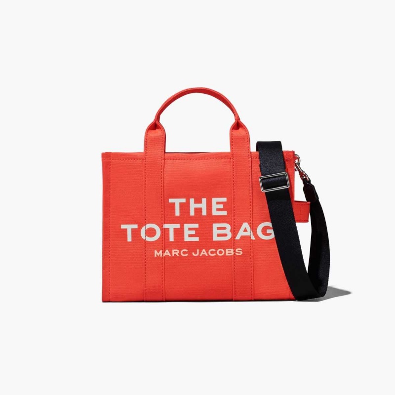 Electric Orange Women\'s Marc Jacobs Medium Tote Bags | USA000126