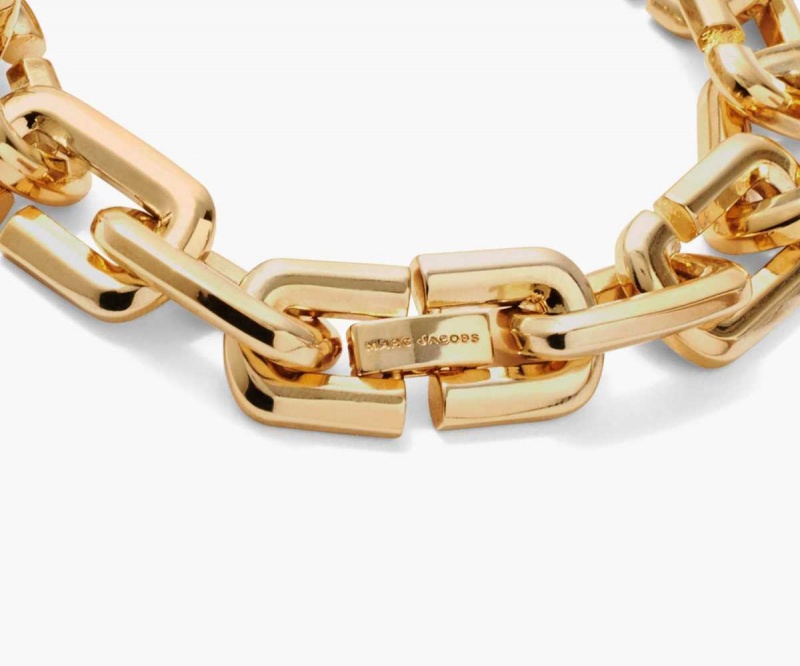 Gold Women's Marc Jacobs J Marc Chain Link Bracelets | USA000716