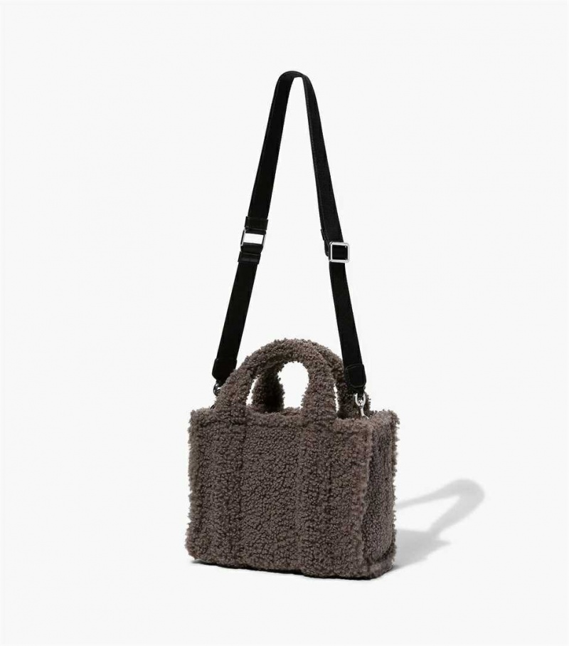 Grey Women's Marc Jacobs The Teddy Mini Tote Bags | USA000001