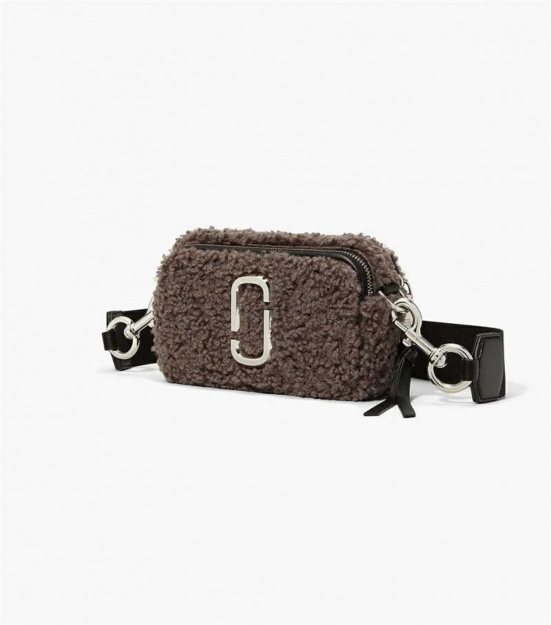 Grey Women's Marc Jacobs The Teddy Snapshot Bags | USA000266