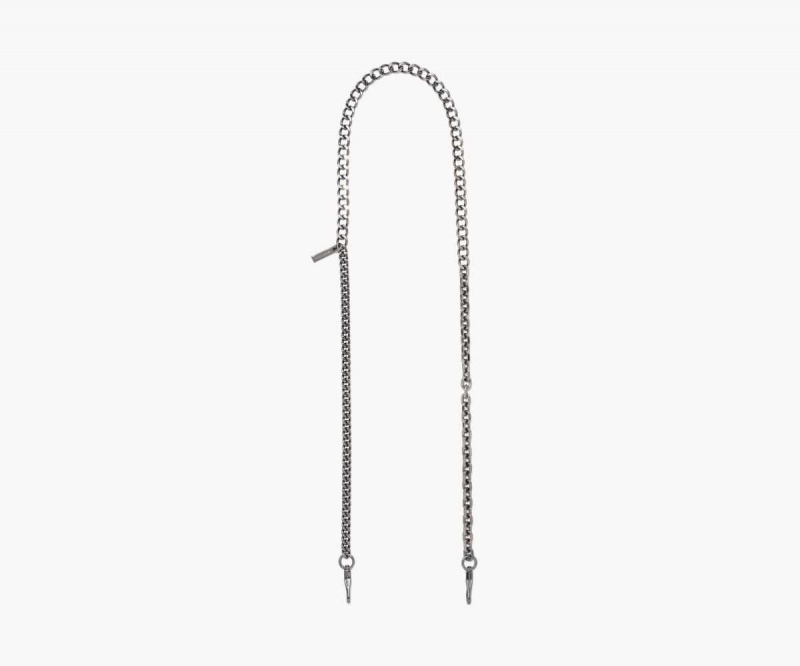 Gunmetal Women's Marc Jacobs Chain Strap | USA000514