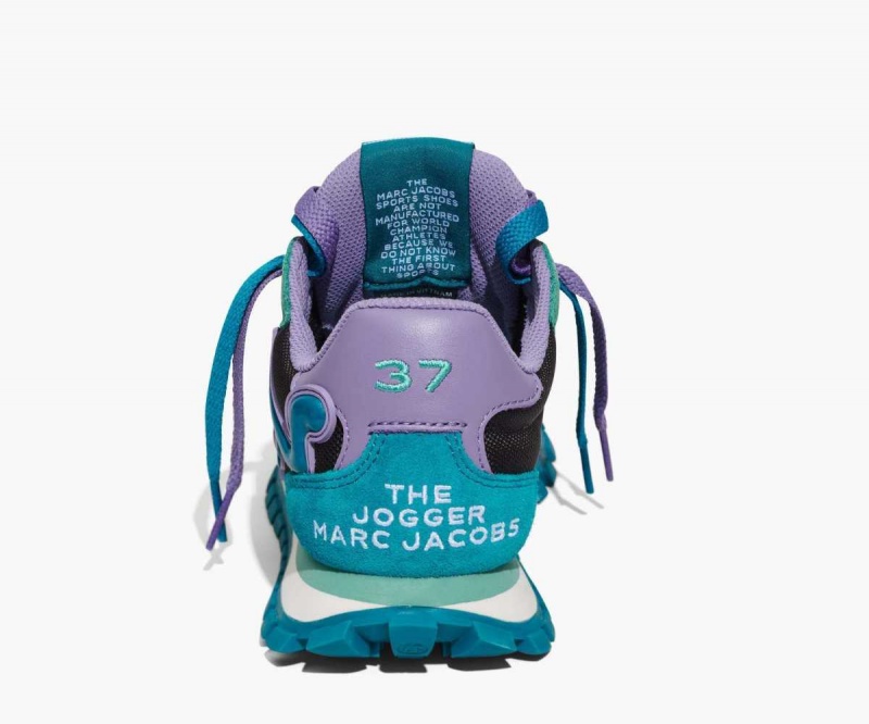 Harbor Blue Multi Women's Marc Jacobs Jogger Sneakers | USA000768