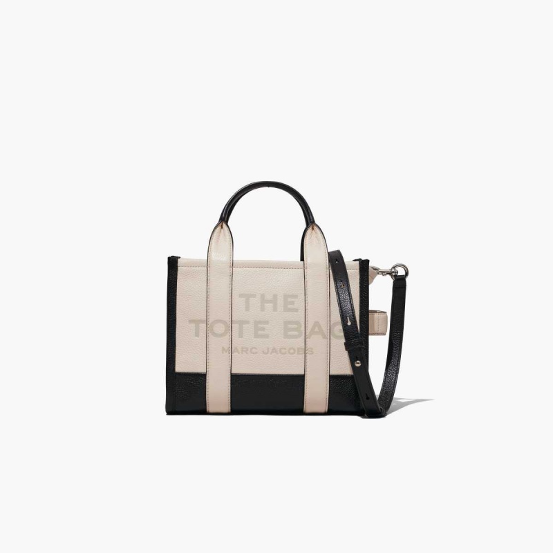 Ivory Multi Women\'s Marc Jacobs Colorblock Mini Tote Bags | USA000032