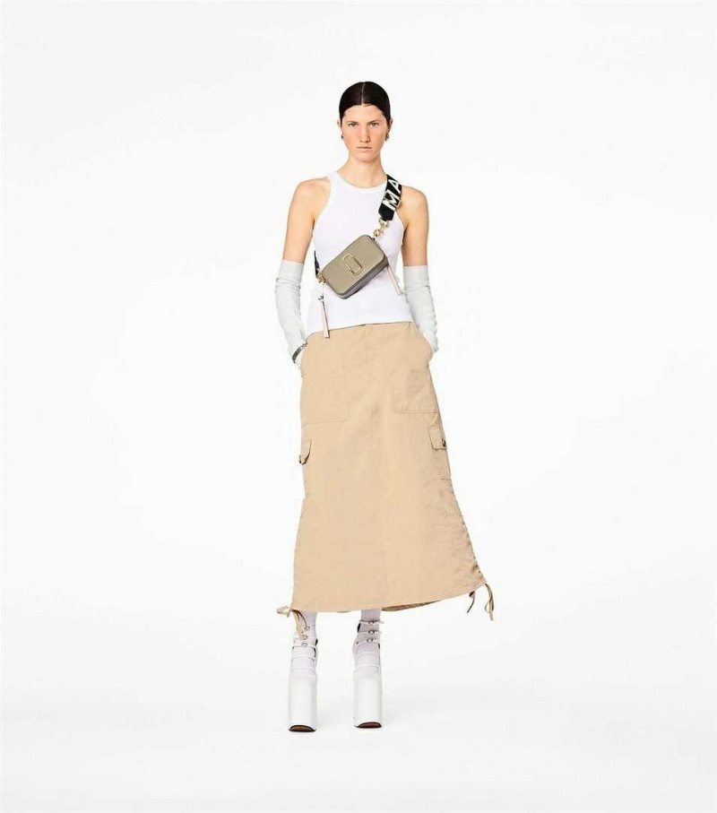 Khaki Multicolor Women's Marc Jacobs The Snapshot Bags | USA000275