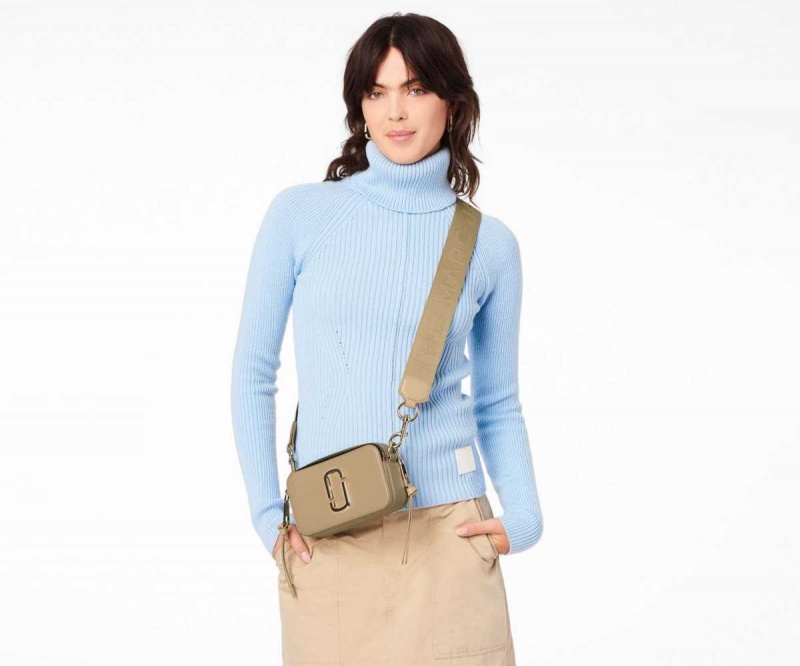 Khaki Women's Marc Jacobs DTM Snapshot Bags | USA000302