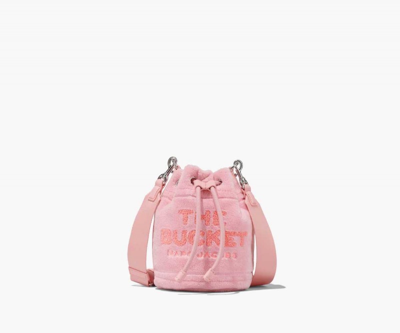 Light Pink Women's Marc Jacobs Terry Bucket Bags | USA000156