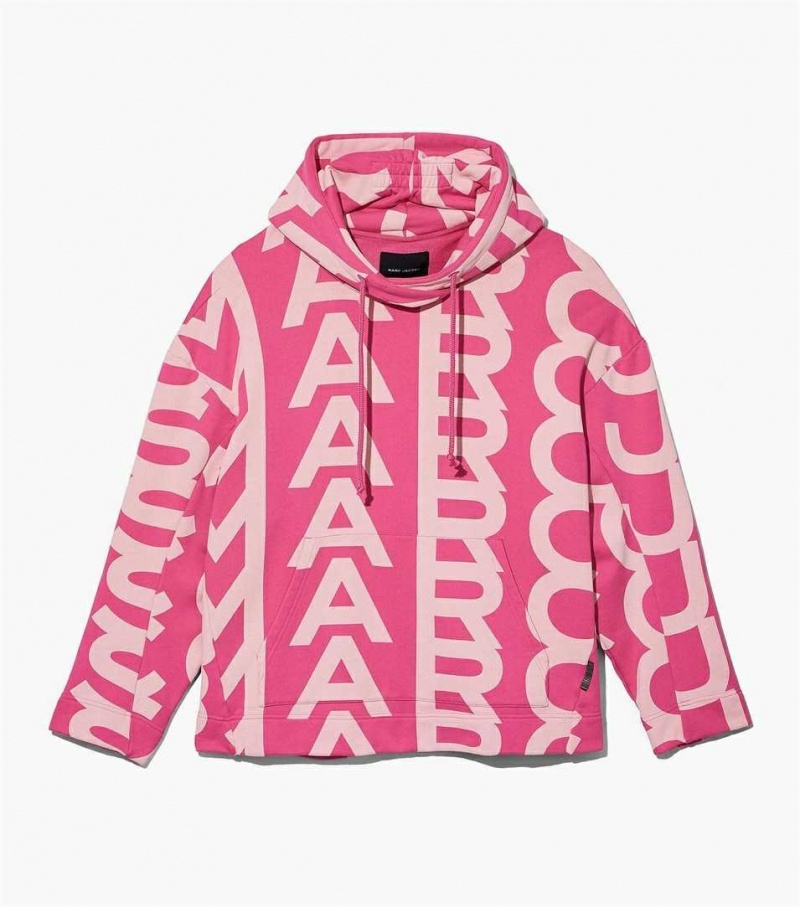 Light Pink / Pink Women\'s Marc Jacobs The Monogram Oversized Hoodie | USA000586
