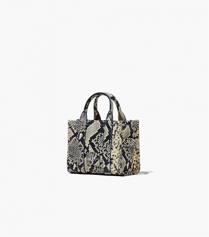 Multicolor Women's Marc Jacobs The Snake-Embossed Micro Tote Bags | USA000011