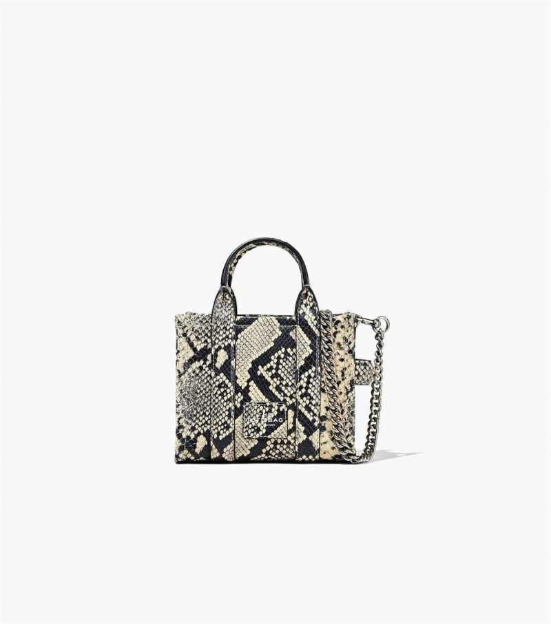 Multicolor Women\'s Marc Jacobs The Snake-Embossed Micro Tote Bags | USA000011