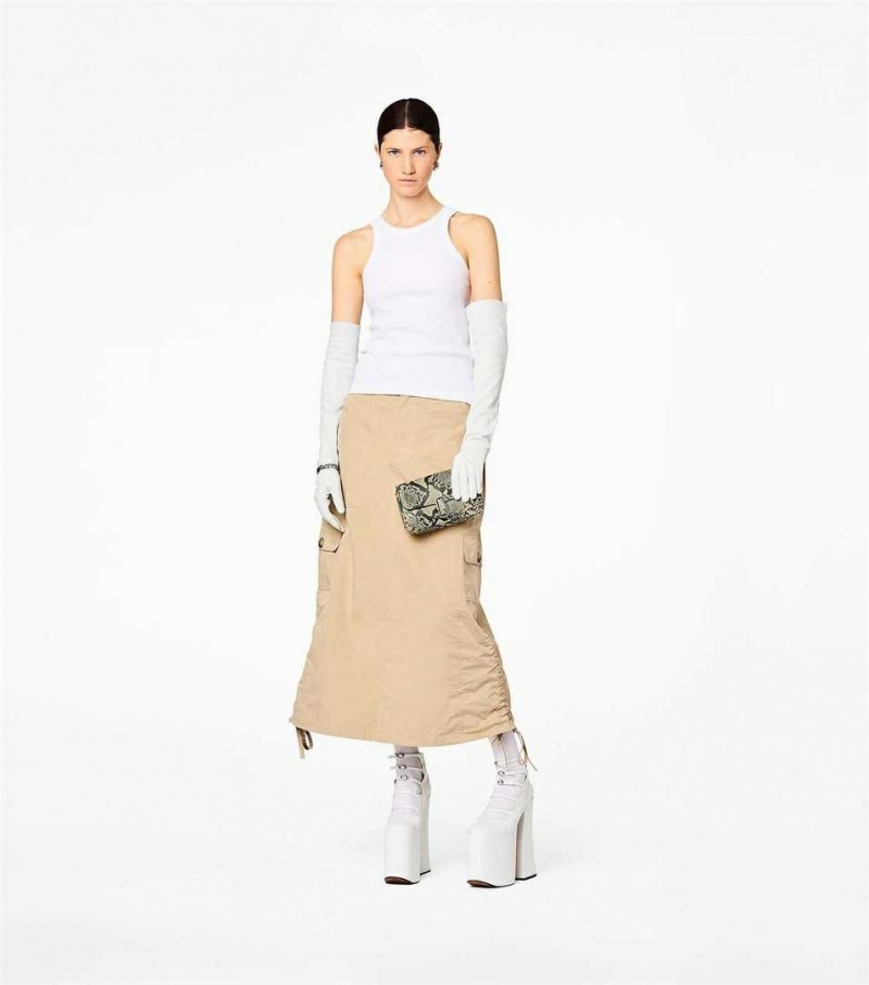 Multicolor Women's Marc Jacobs The Snake-Embossed J Marc Mini Shoulder Bags | USA000216