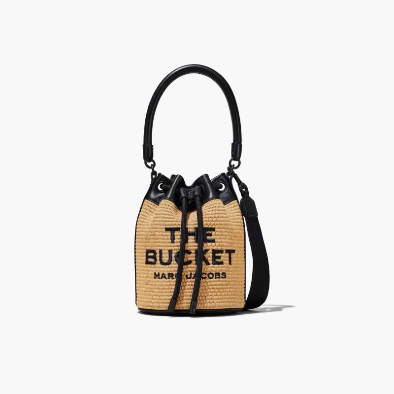Natural Women\'s Marc Jacobs Woven Bucket Bags | USA000149