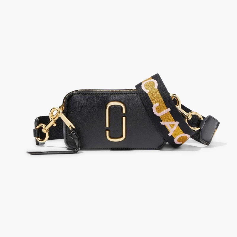 New Black Multi Women\'s Marc Jacobs Snapshot Bags | USA000282