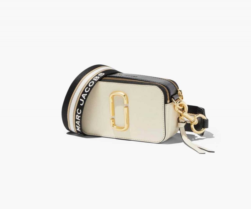 New Cloud White Multi Women's Marc Jacobs Snapshot Bags | USA000291