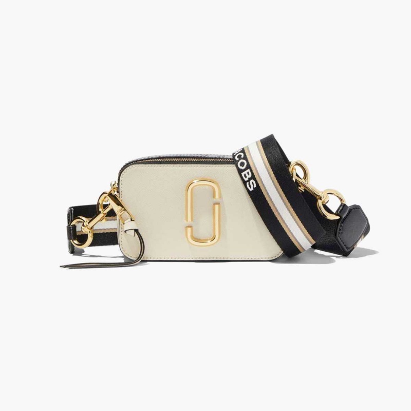 New Cloud White Multi Women\'s Marc Jacobs Snapshot Bags | USA000291