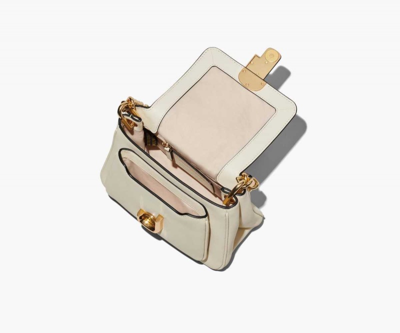 New Cloud White Women's Marc Jacobs J Marc Chain Mini Satchel Bags | USA000210