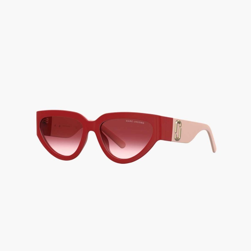 Red Women\'s Marc Jacobs J Marc Cat Eye Sunglasses | USA000557