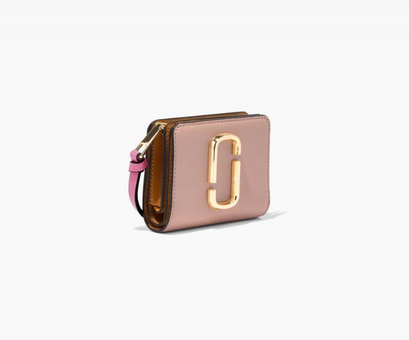 Rose Multi Women's Marc Jacobs Snapshot Mini Compact Wallets | USA000431