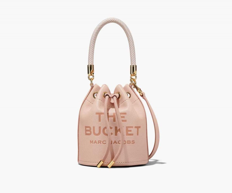 Rose Women's Marc Jacobs Leather Bucket Bags | USA000158