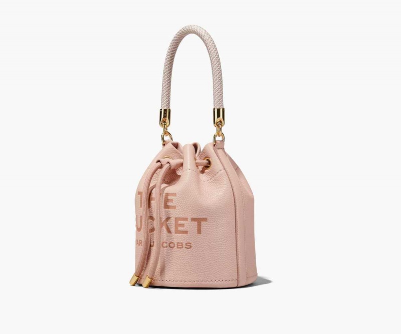 Rose Women's Marc Jacobs Leather Bucket Bags | USA000158