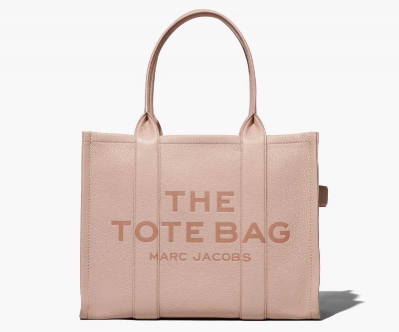 Rose Women's Marc Jacobs Leather Large Tote Bags | USA000116