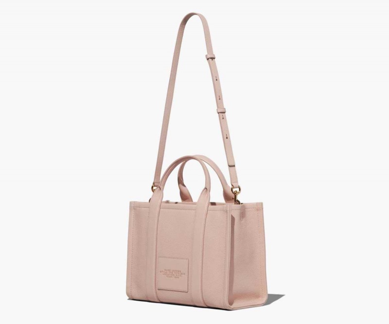 Rose Women's Marc Jacobs Leather Medium Tote Bags | USA000087