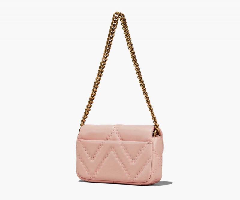 Rose Women's Marc Jacobs Quilted Leather J Marc Mini Bags | USA000187