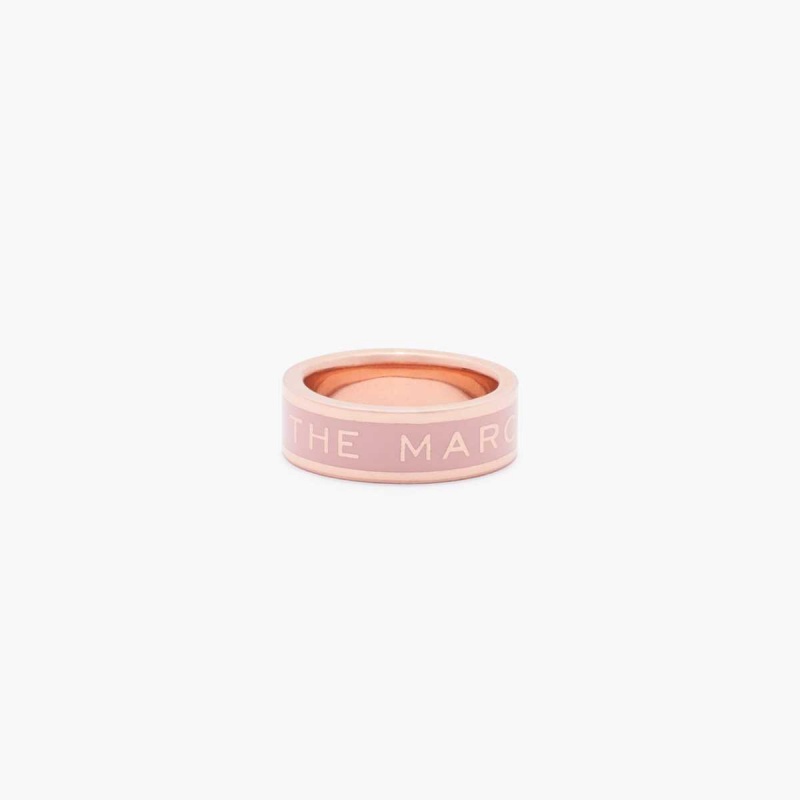 Sand / Rose Gold Women\'s Marc Jacobs Medallion Rings | USA000754