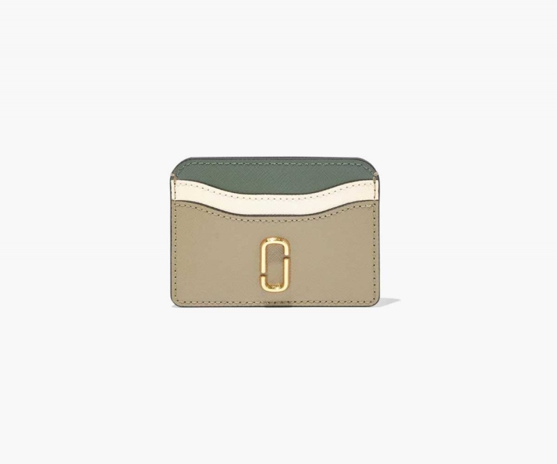 Silver Sage Multi Women's Marc Jacobs Snapshot Card Cases | USA000372