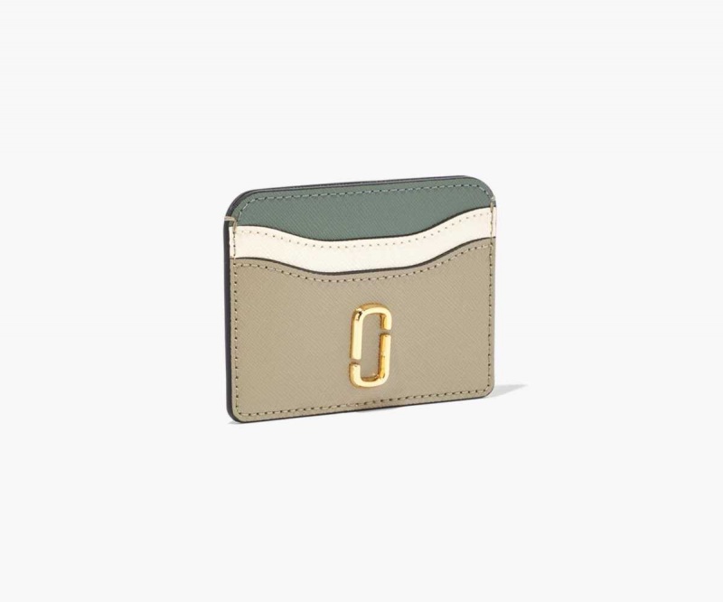 Silver Sage Multi Women's Marc Jacobs Snapshot Card Cases | USA000372