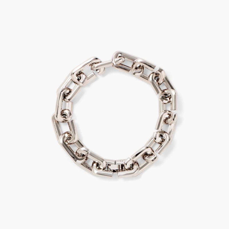 Silver Women\'s Marc Jacobs J Marc Chain Link Bracelets | USA000717