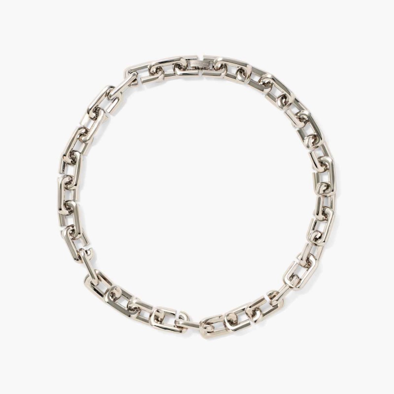 Silver Women\'s Marc Jacobs J Marc Chain Link Necklaces | USA000750