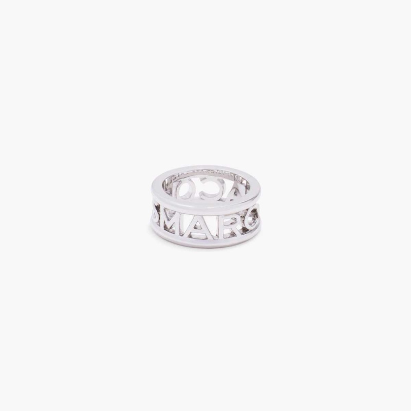 Silver Women\'s Marc Jacobs Monogram Rings | USA000759