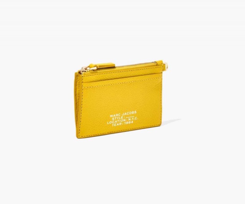 Sun Women's Marc Jacobs Leather Top Zip Wristlet Wallets | USA000426