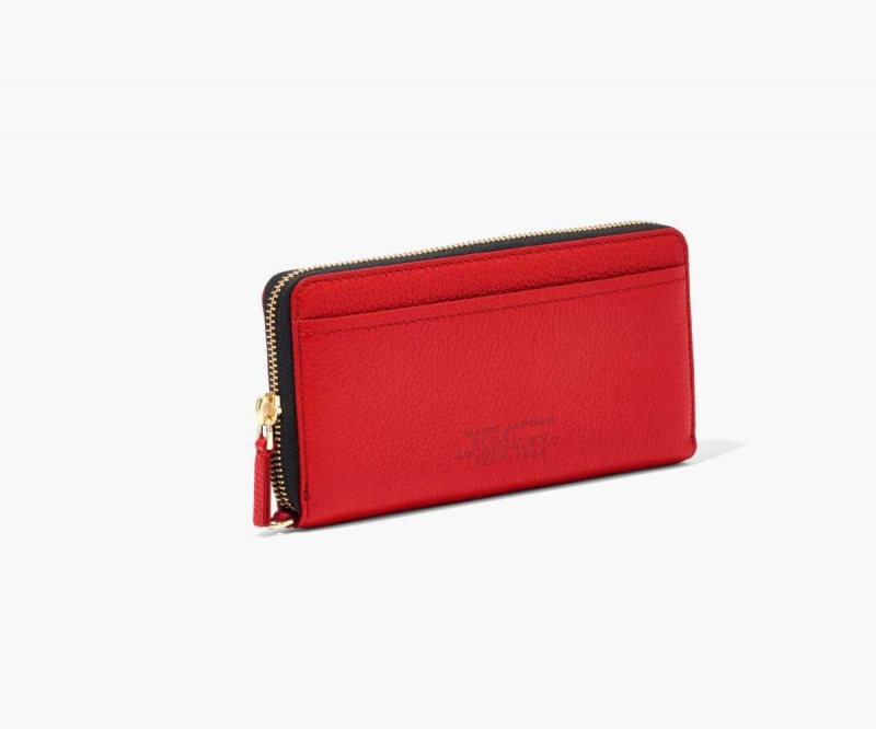 True Red Women's Marc Jacobs Leather Continental Wallets | USA000412