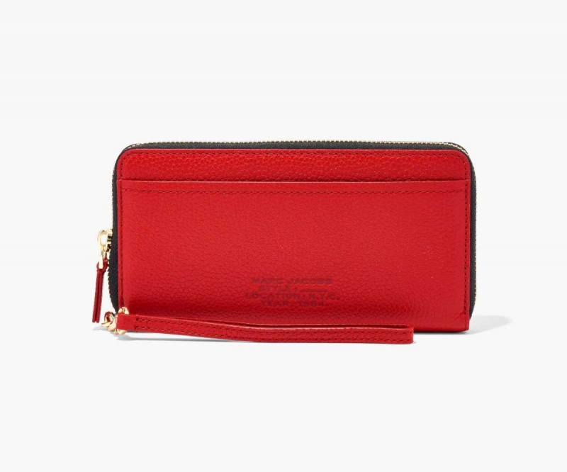 True Red Women's Marc Jacobs Leather Continental Wallets | USA000412